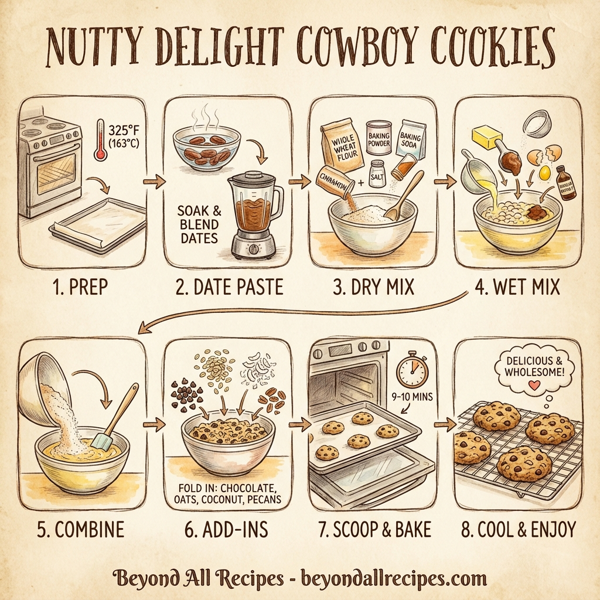 Nutty Delight Cowboy Cookies instructions