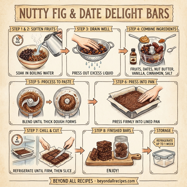Nutty Fig & Date Delight Bars instructions