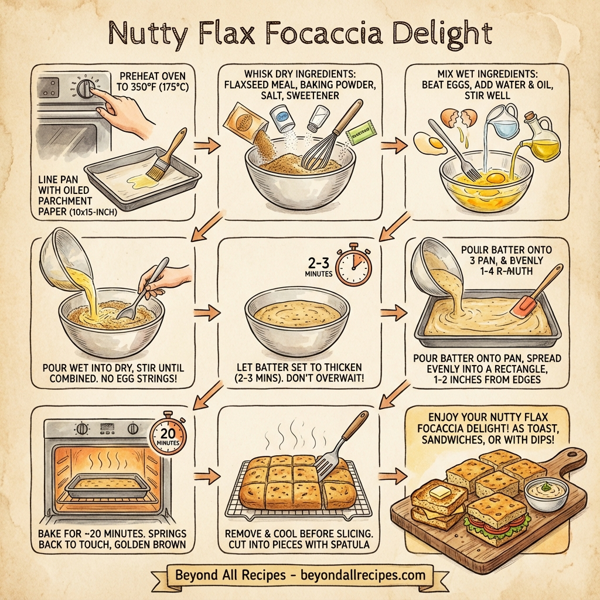 Nutty Flax Focaccia Delight instructions