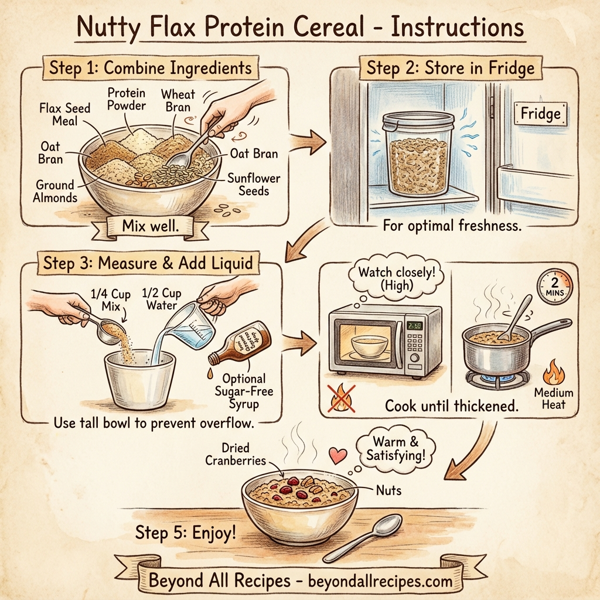 Nutty Flax Protein Cereal instructions