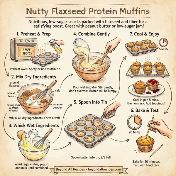 Nutty Flaxseed Protein Muffins instructions