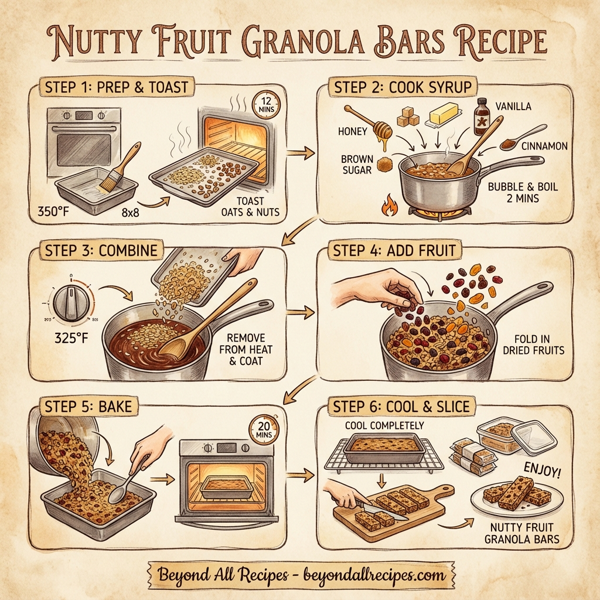 Nutty Fruit Granola Bars instructions