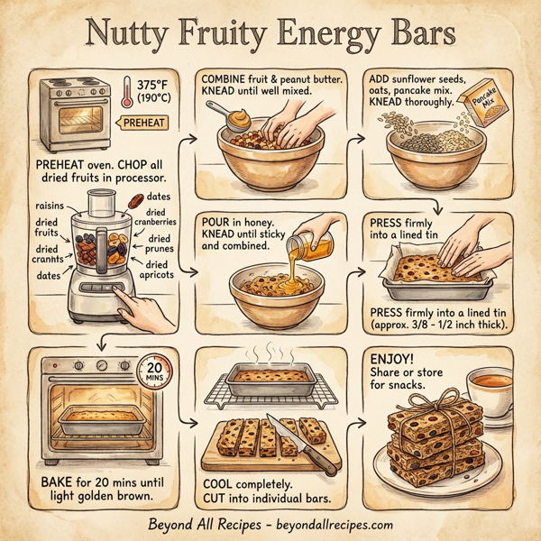 Nutty Fruity Energy Bars instructions