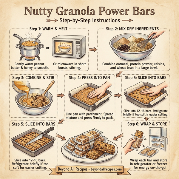 Nutty Granola Power Bars instructions