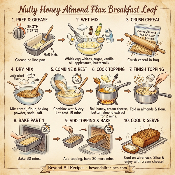 Nutty Honey Almond Flax Breakfast Loaf instructions