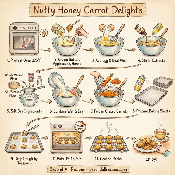 Nutty Honey Carrot Delights instructions