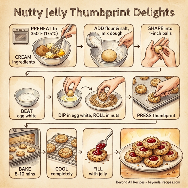 Nutty Jelly Thumbprint Delights instructions