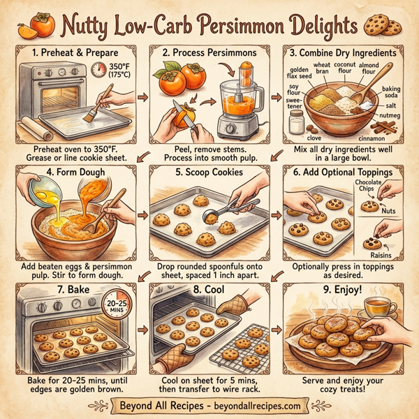 Nutty Low-Carb Persimmon Delights instructions