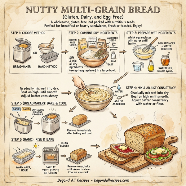 Nutty Multi-Grain Bread (Gluten, Dairy, and Egg-Free) instructions