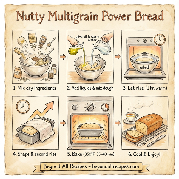 Nutty Multigrain Power Bread instructions