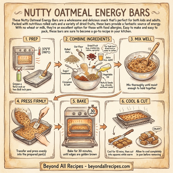 Nutty Oatmeal Energy Bars instructions
