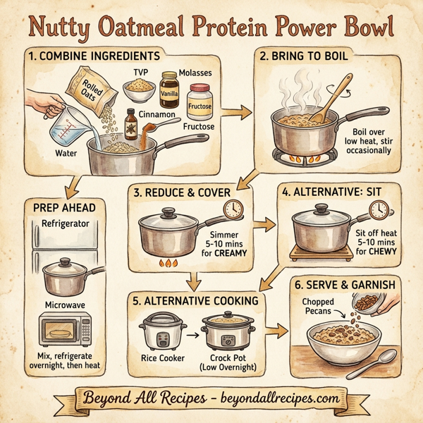 Nutty Oatmeal Protein Power Bowl instructions