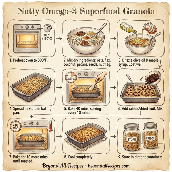 Nutty Omega-3 Superfood Granola instructions