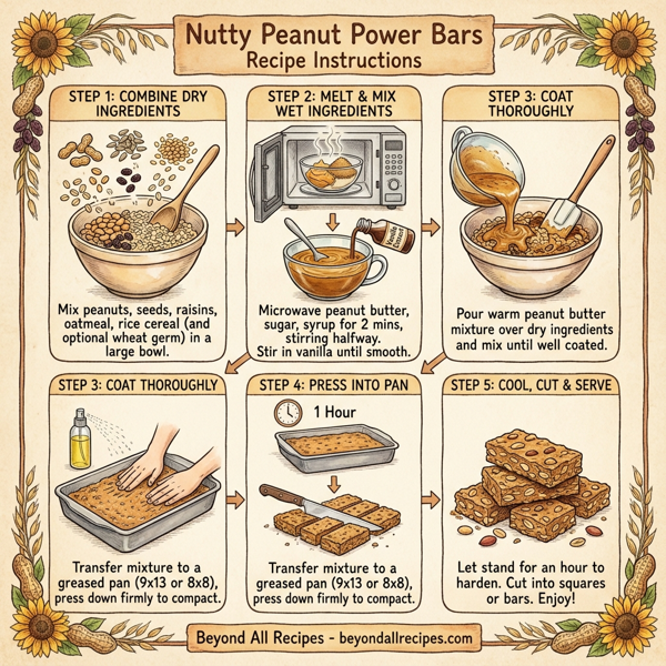Nutty Peanut Power Bars instructions