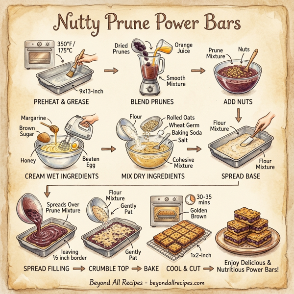 Nutty Prune Power Bars instructions