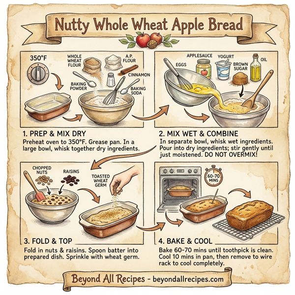 Nutty Whole Wheat Apple Bread instructions