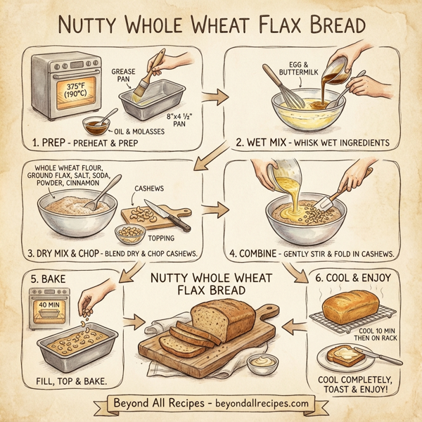 Nutty Whole Wheat Flax Bread instructions
