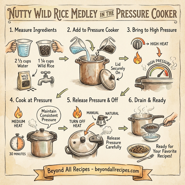 Nutty Wild Rice Medley in the Pressure Cooker instructions