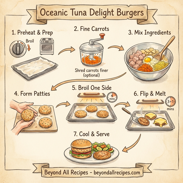Oceanic Tuna Delight Burgers instructions