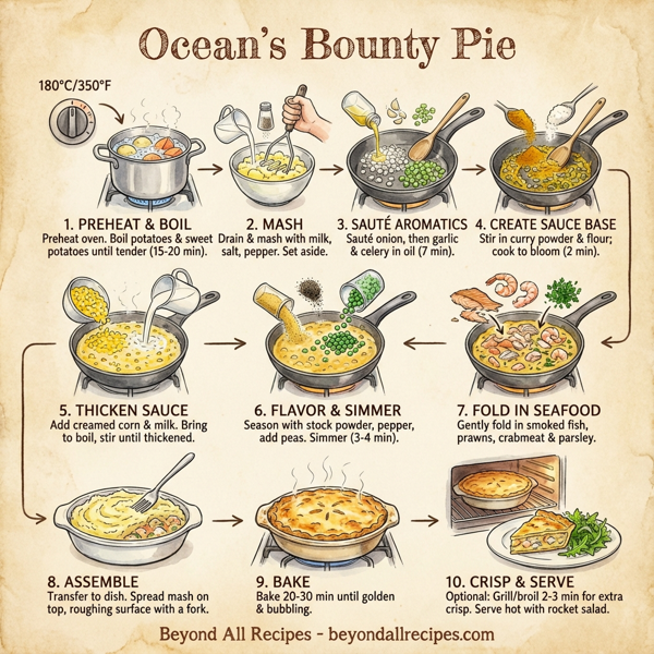 Ocean's Bounty Pie instructions