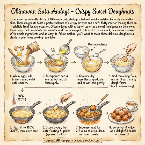 Okinawan Sata Andagi - Crispy Sweet Doughnuts instructions