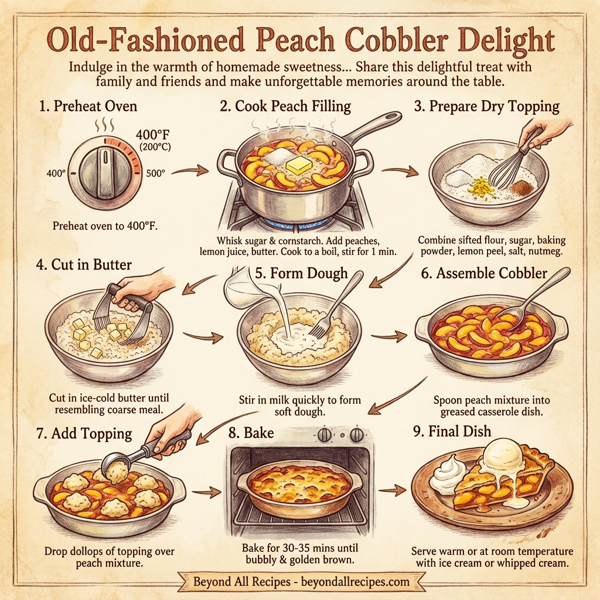 Old-Fashioned Peach Cobbler Delight instructions