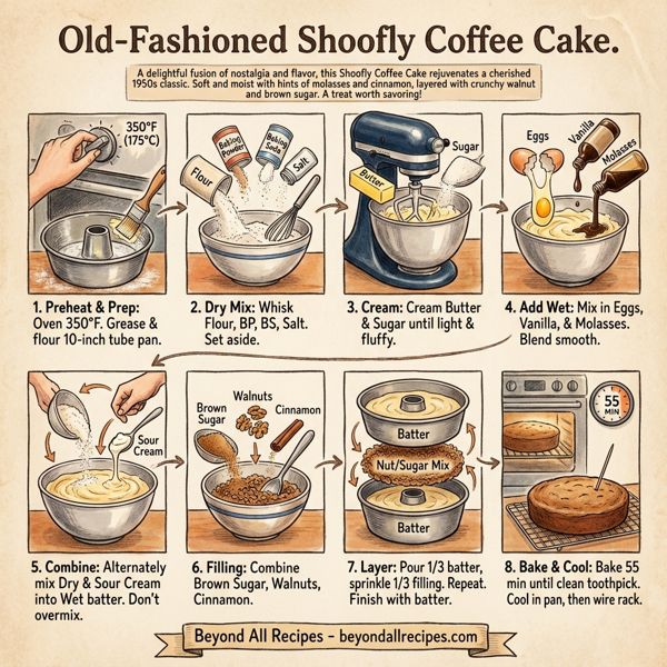 Old-Fashioned Shoofly Coffee Cake instructions