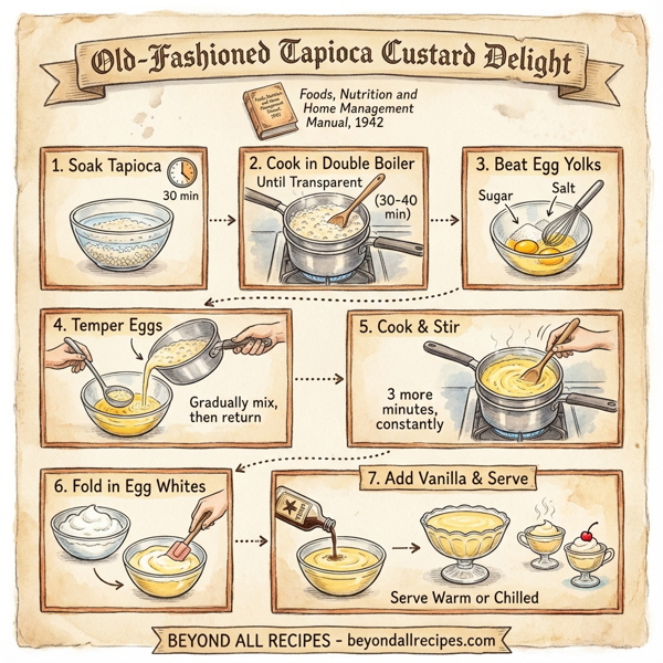 Old-Fashioned Tapioca Custard Delight instructions