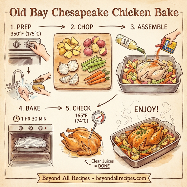 Old Bay Chesapeake Chicken Bake instructions