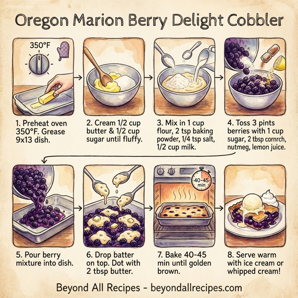 Oregon Marion Berry Delight Cobbler instructions