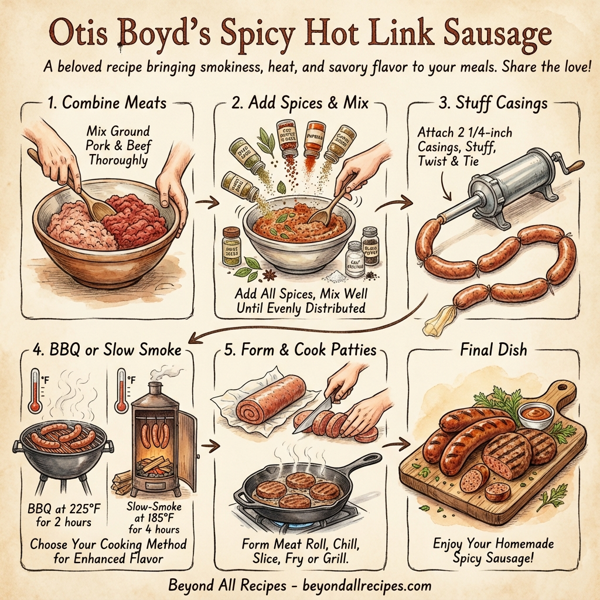 Otis Boyd’s Spicy Hot Link Sausage instructions
