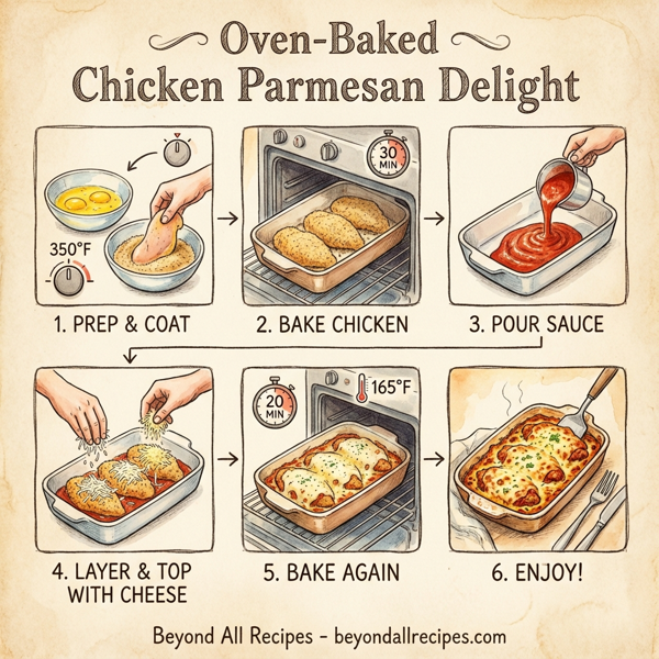 Oven-Baked Chicken Parmesan Delight instructions