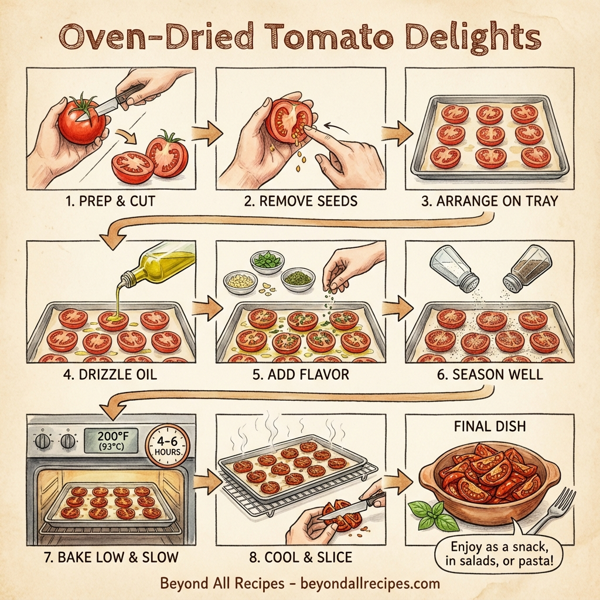 Oven-Dried Tomato Delights instructions