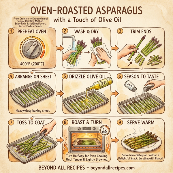 Oven-Roasted Asparagus with a Touch of Olive Oil instructions