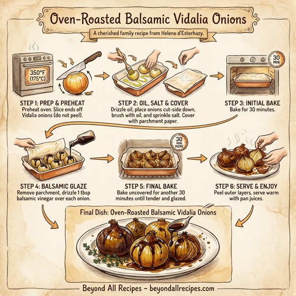 Oven-Roasted Balsamic Vidalia Onions instructions