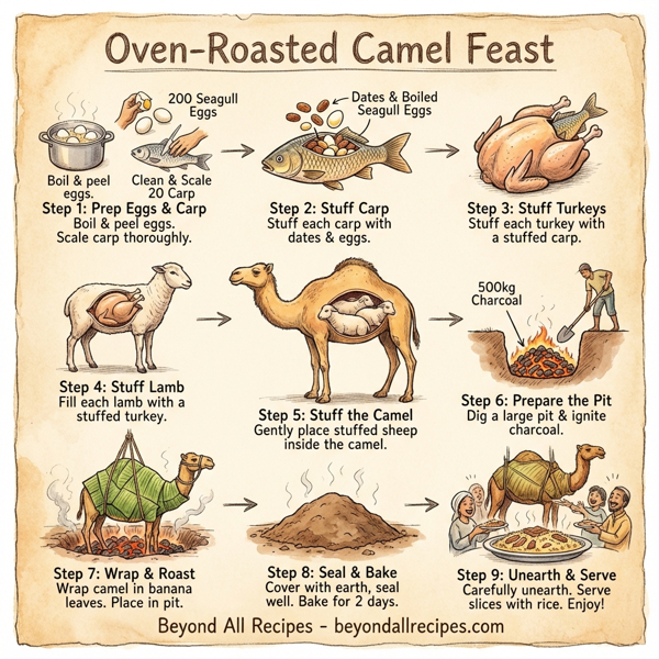 Oven-Roasted Camel Feast instructions