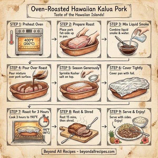 Oven-Roasted Hawaiian Kalua Pork instructions