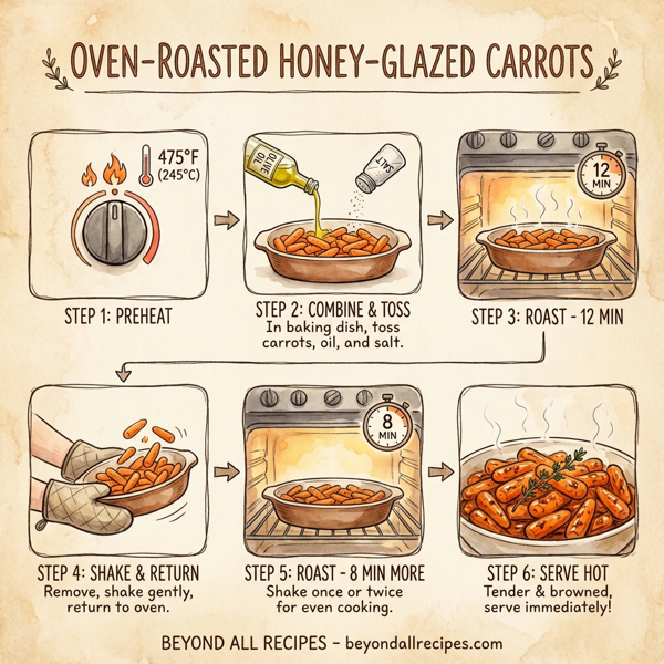 Oven-Roasted Honey-Glazed Carrots instructions
