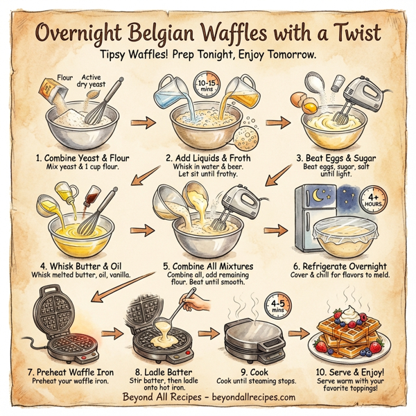 Overnight Belgian Waffles with a Twist instructions
