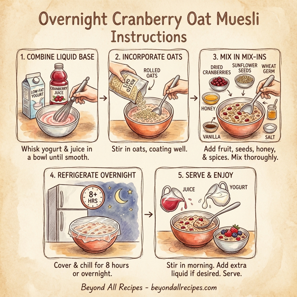 Overnight Cranberry Oat Muesli instructions