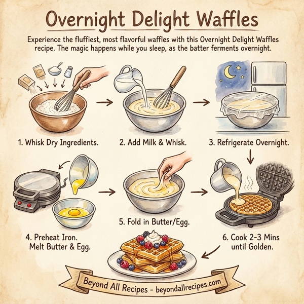 Overnight Delight Waffles instructions
