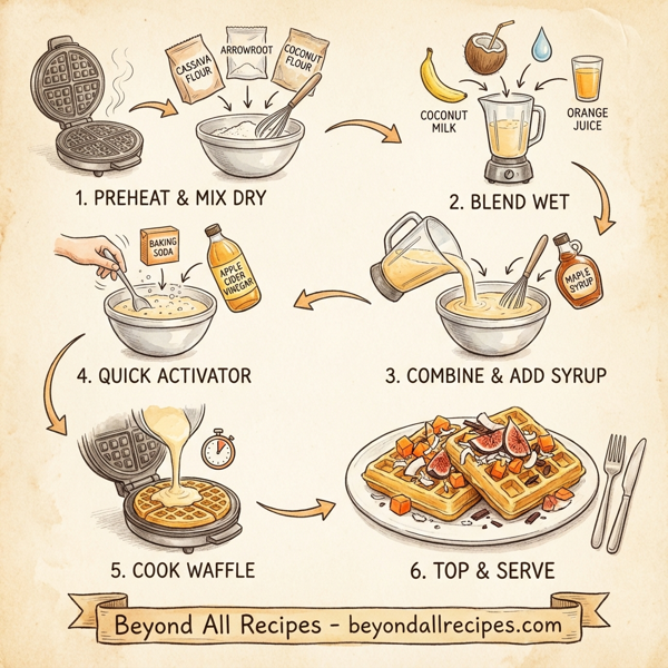 Paleo Coconut Flour Waffles instructions