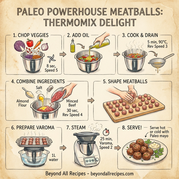 Paleo Powerhouse Meatballs: Thermomix Delight instructions