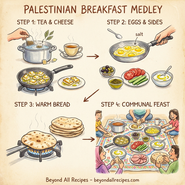 Palestinian Breakfast Medley instructions