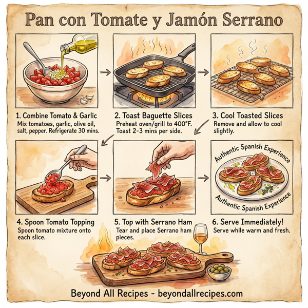 Pan con Tomate y Jamón Serrano instructions