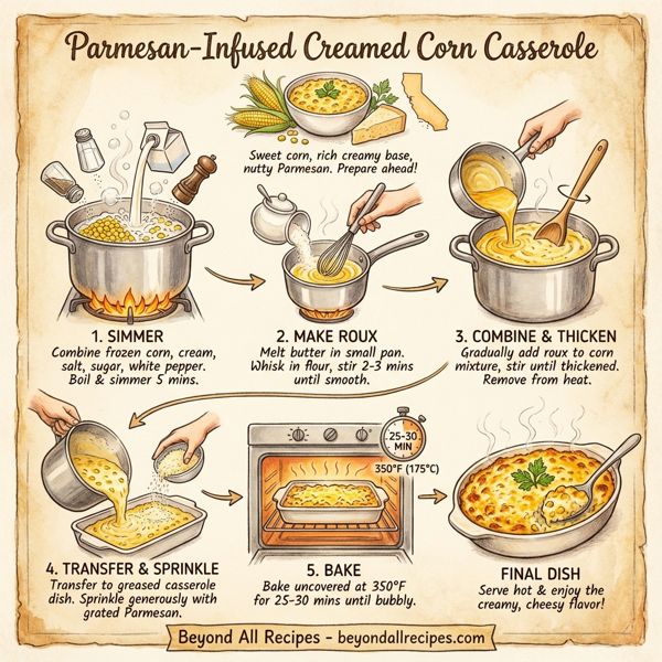 Parmesan-Infused Creamed Corn Casserole instructions