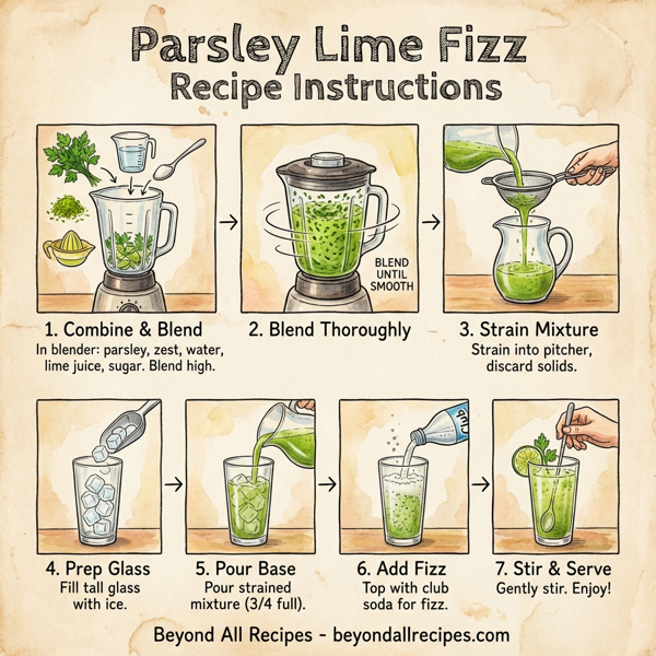 Parsley Lime Fizz instructions