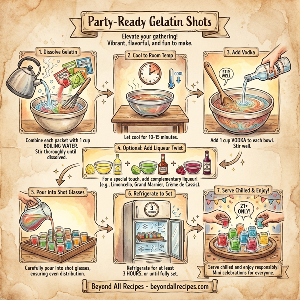 Party-Ready Gelatin Shots instructions