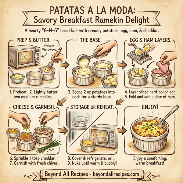 Patatas A La Moda: Savory Breakfast Ramekin Delight instructions