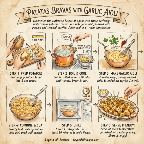 Patatas Bravas with Garlic Aioli instructions